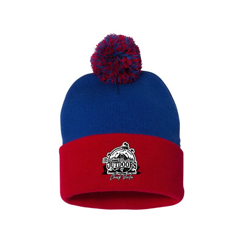 Chuck Porter Classic Pom-Pom Cuffed Beanie
