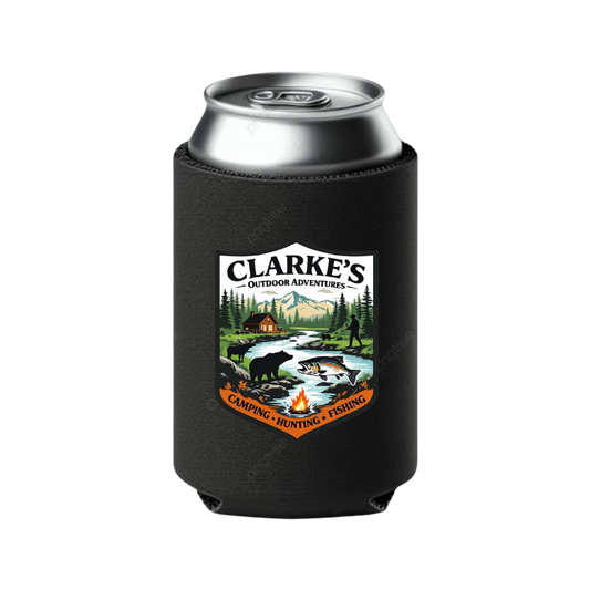 Clarke's Outdoor Adventures Can Koozies