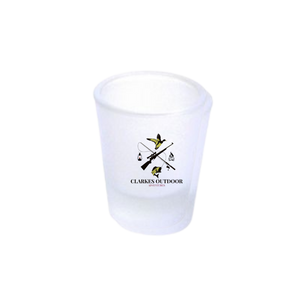 Clarkes Outdoor Adventures Frosted Shot Glass