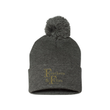 Feathers & Flies Pom-Pom Cuffed Beanie