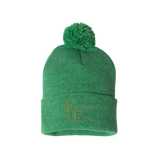 Feathers & Flies Pom-Pom Cuffed Beanie
