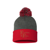Feathers & Flies Pom-Pom Cuffed Beanie