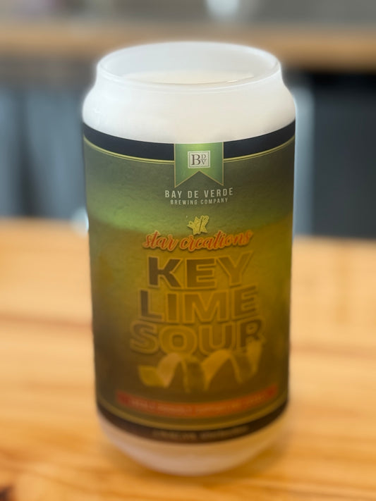 Star Creations Key Lime Sour Beer Can Glass