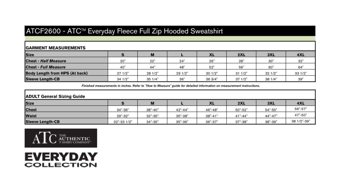 Tricon Elementary Adult Full Zip Hoodies