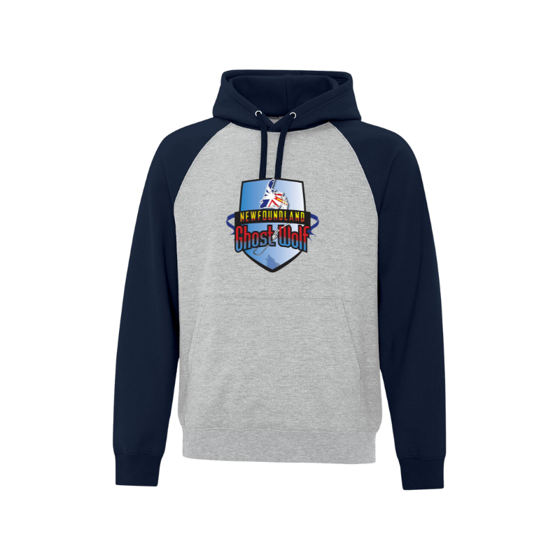 NL Ghost Wolf Two Tone Hoodie