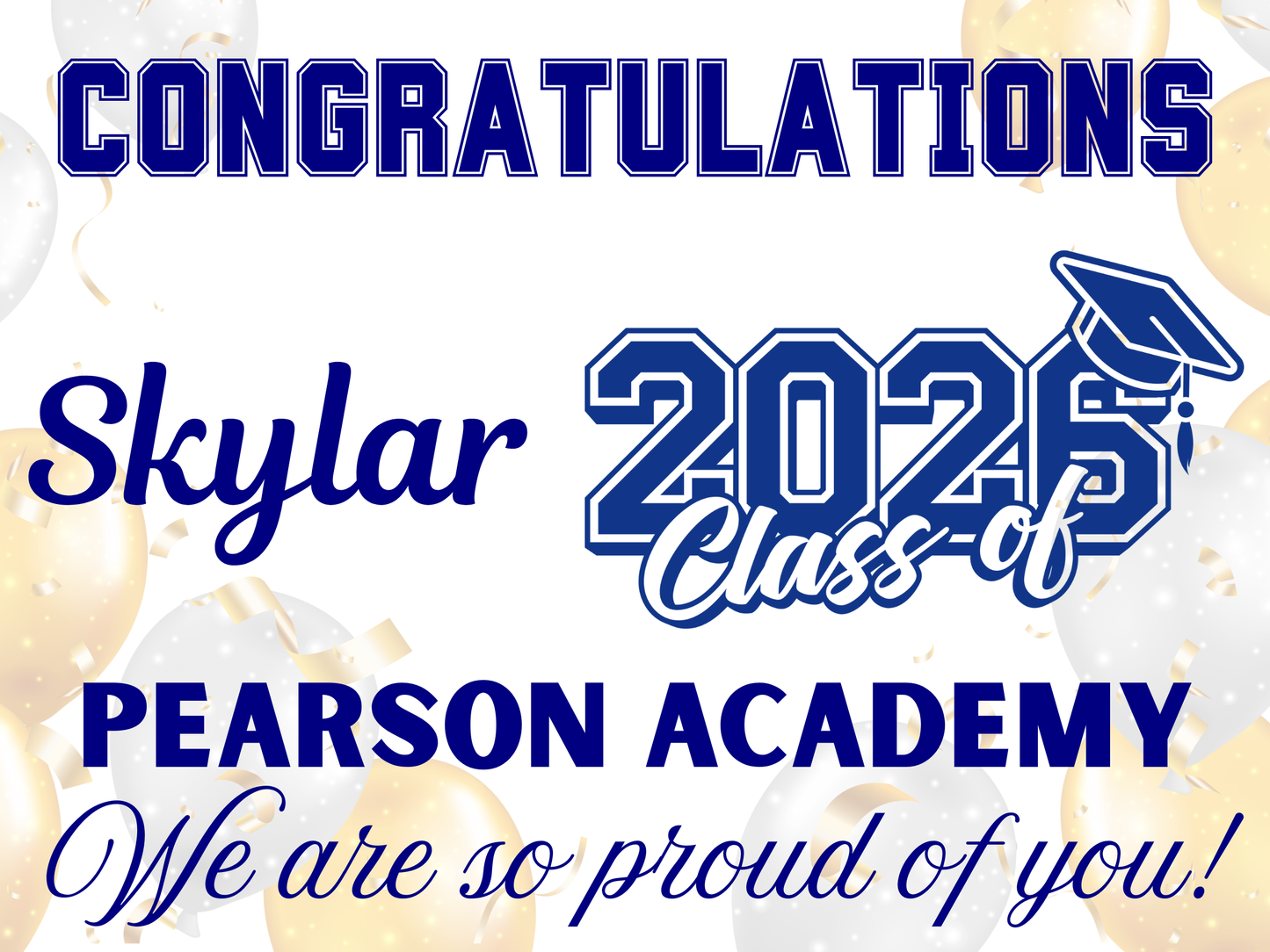 Graduation Yard Signs