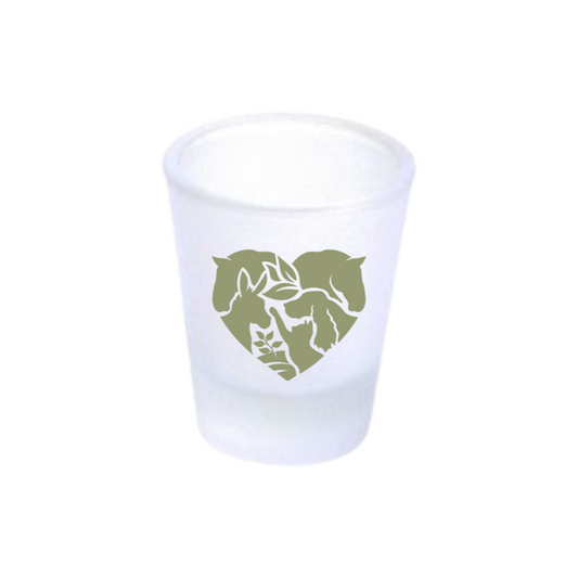 The Loved Ones Farm Frosted Shot Glass