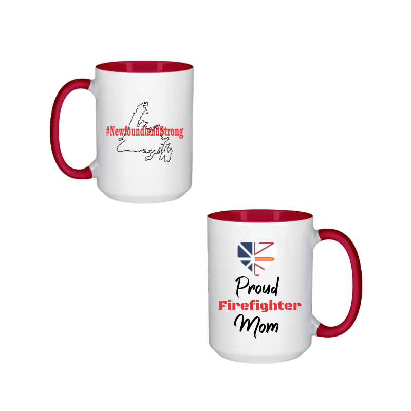 Proud Mom of a Firefighter Mug