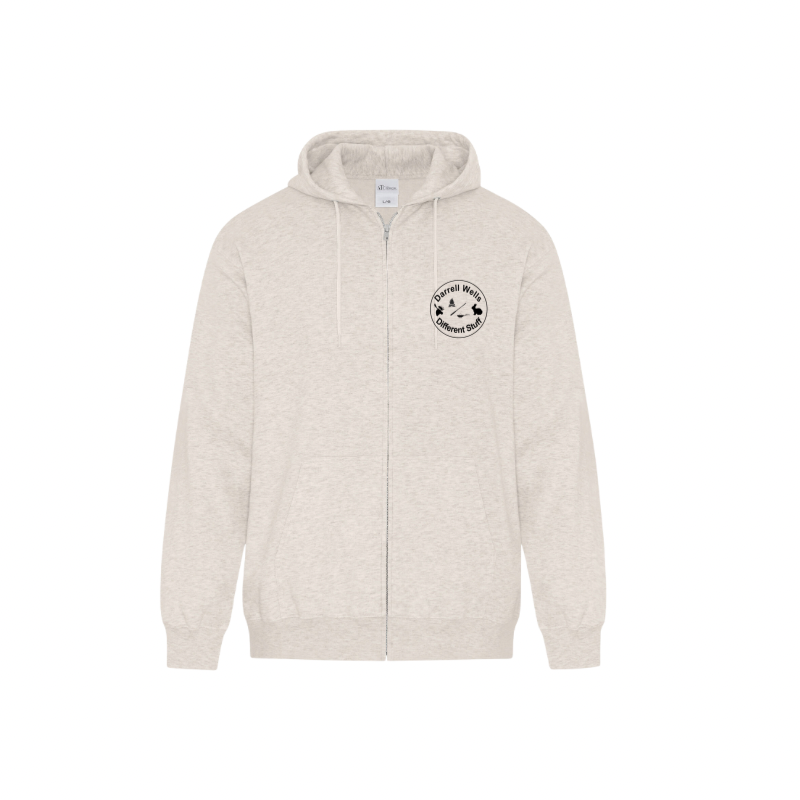 Darrell Wells - Outdoors and Different Stuff Full Zip Hooded Sweatshirt