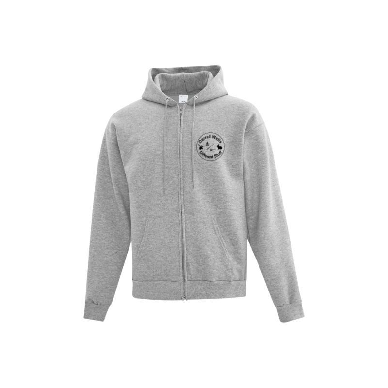 Darrell Wells - Outdoors and Different Stuff Full Zip Hooded Sweatshirt