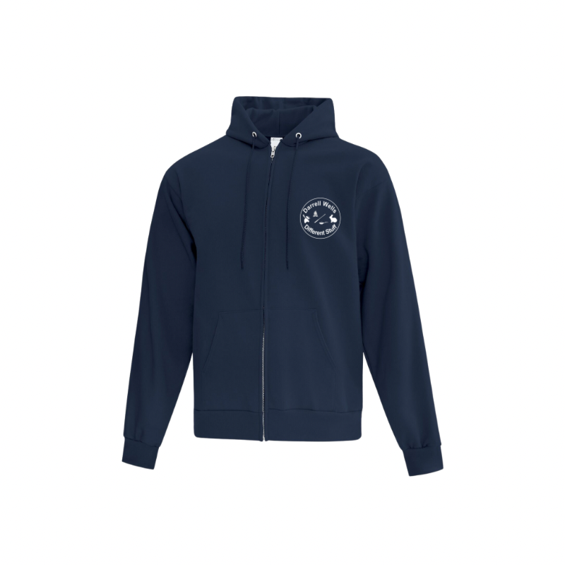 Darrell Wells - Outdoors and Different Stuff Full Zip Hooded Sweatshirt