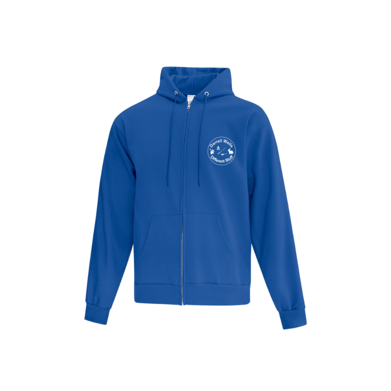 Darrell Wells - Outdoors and Different Stuff Full Zip Hooded Sweatshirt