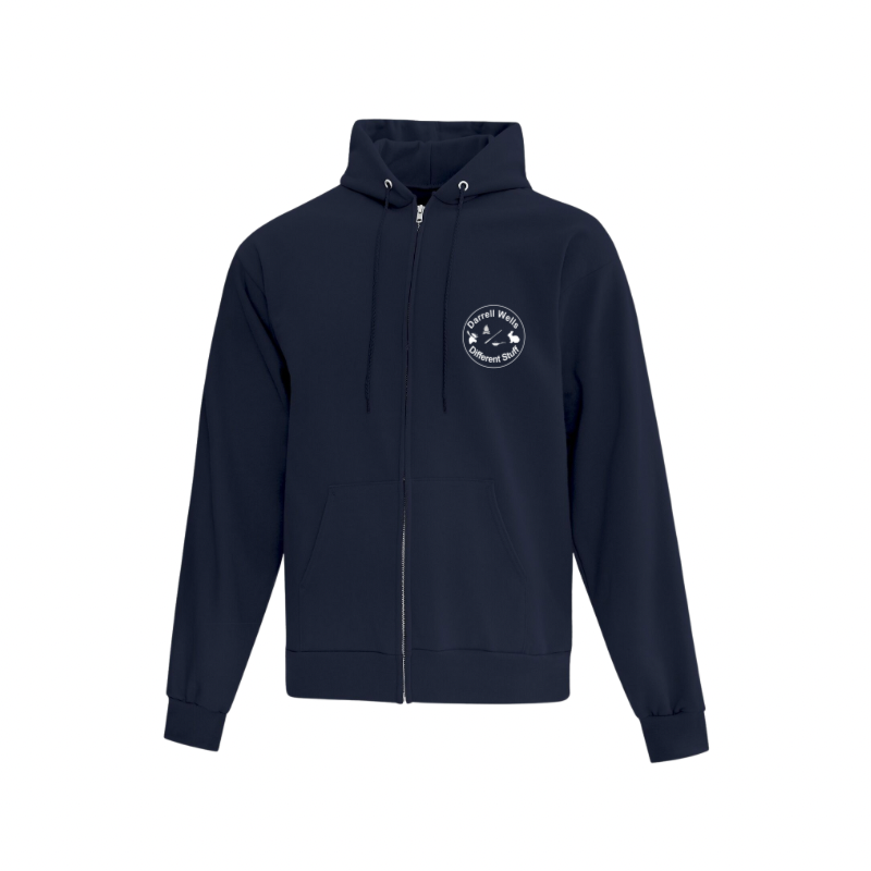 Darrell Wells - Outdoors and Different Stuff Full Zip Hooded Sweatshirt