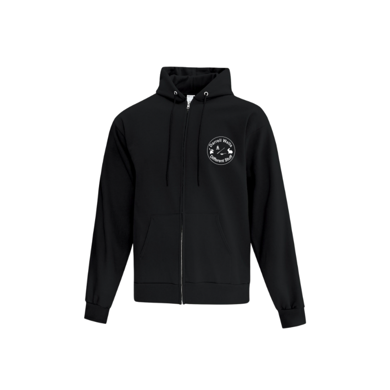 Darrell Wells - Outdoors and Different Stuff Full Zip Hooded Sweatshirt