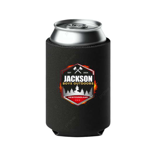 Neoprene Can Koozie – Jackson Boys Outdoor Adventures Drink Sleeve