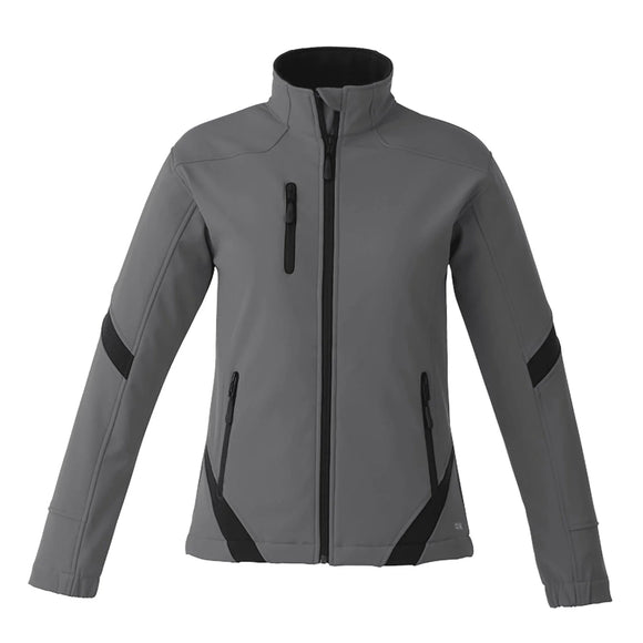 Boreal - Ladies Color Contrast Unlined Softshell Jacket