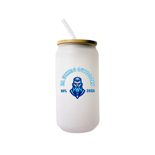 NL Viking Outdoors Beer Can Glass