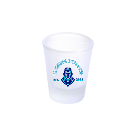 NL Viking Outdoors Frosted Shot Glass