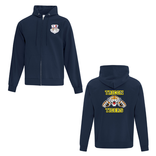 Tricon Elementary Adult Full Zip Hoodies