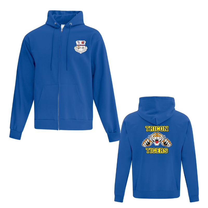 Tricon Elementary Adult Full Zip Hoodies
