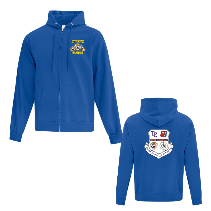 Tricon Elementary Adult Full Zip Hoodies