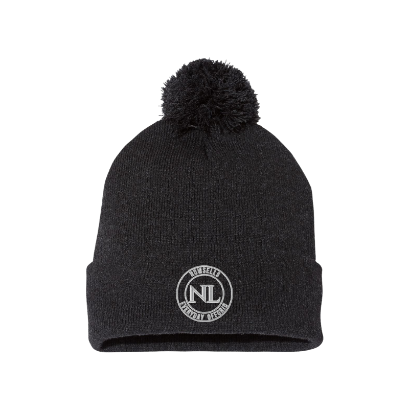 Rowsells Everyday Off Grid Pom-Pom Cuffed Beanie