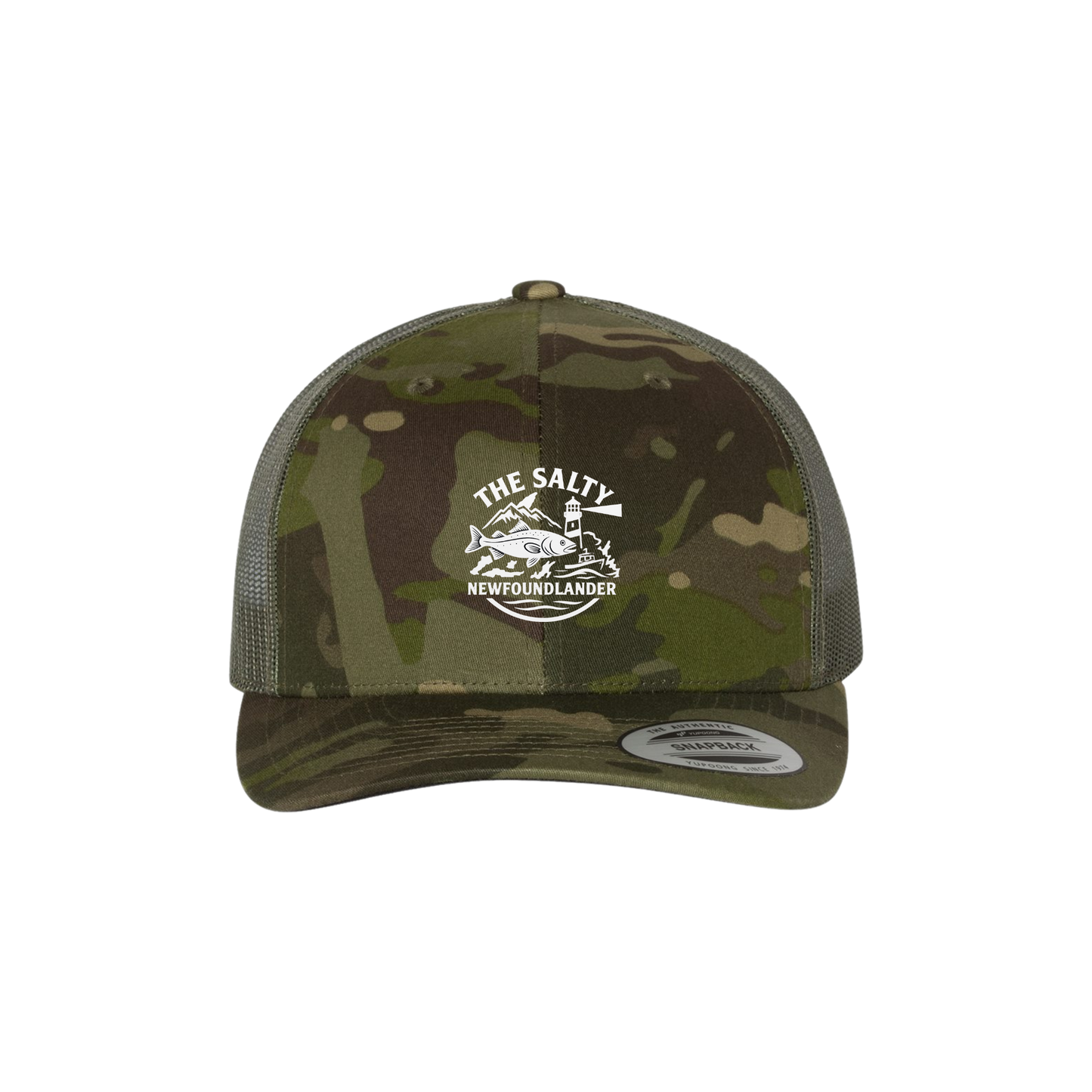 Salty Newfoundlander Retro Trucker Cap