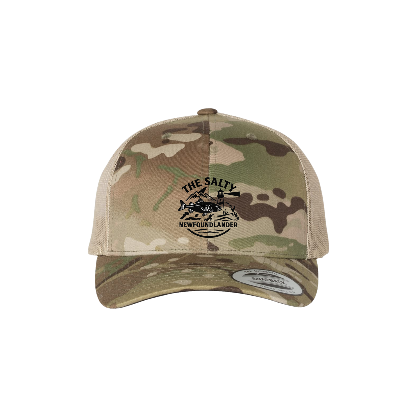 Salty Newfoundlander Retro Trucker Cap