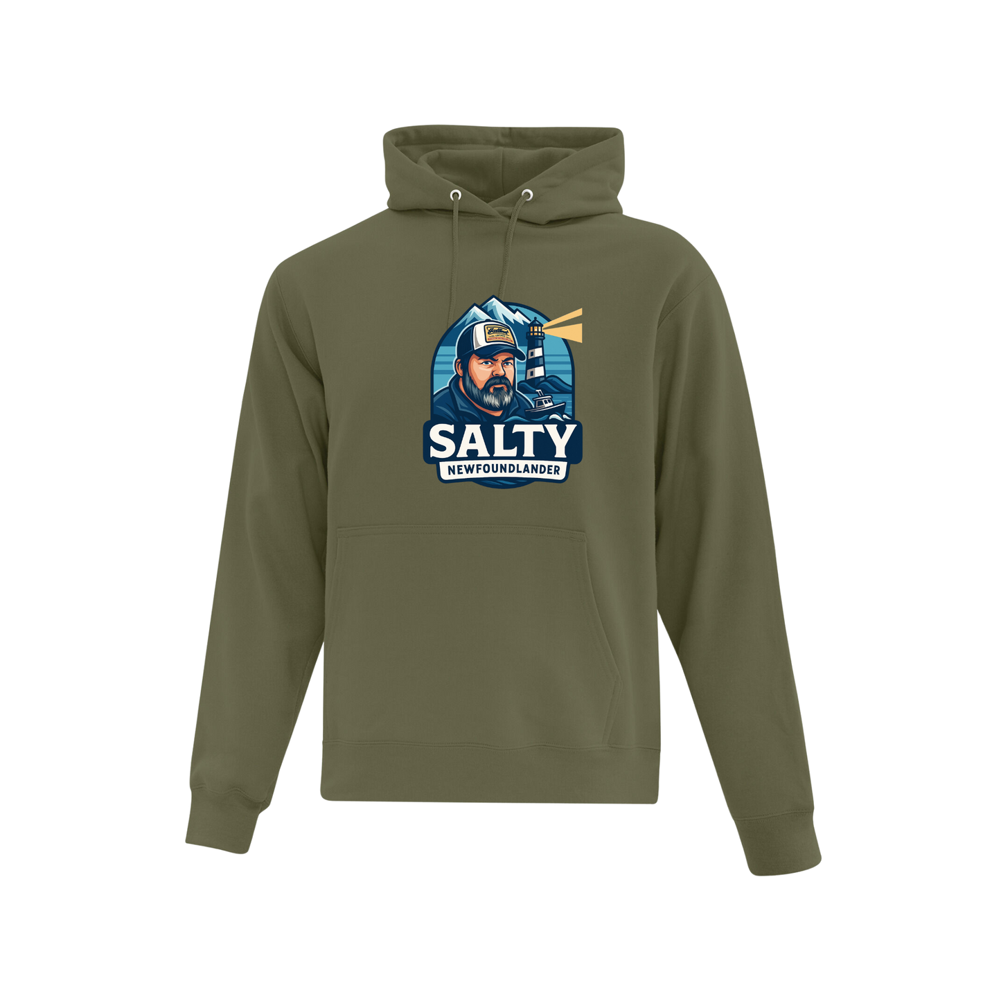 Salty Newfoundlander Everyday Adult Hoodie