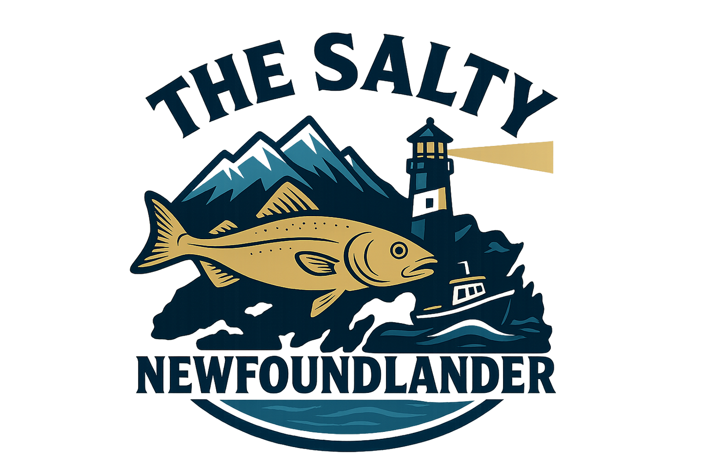 Salty Newfoundlander Everyday Adult Hoodie