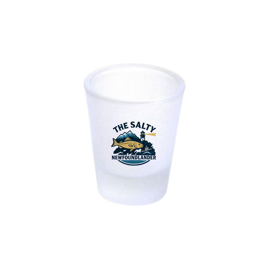 Salty Newfoundlander Frosted Shot Glass
