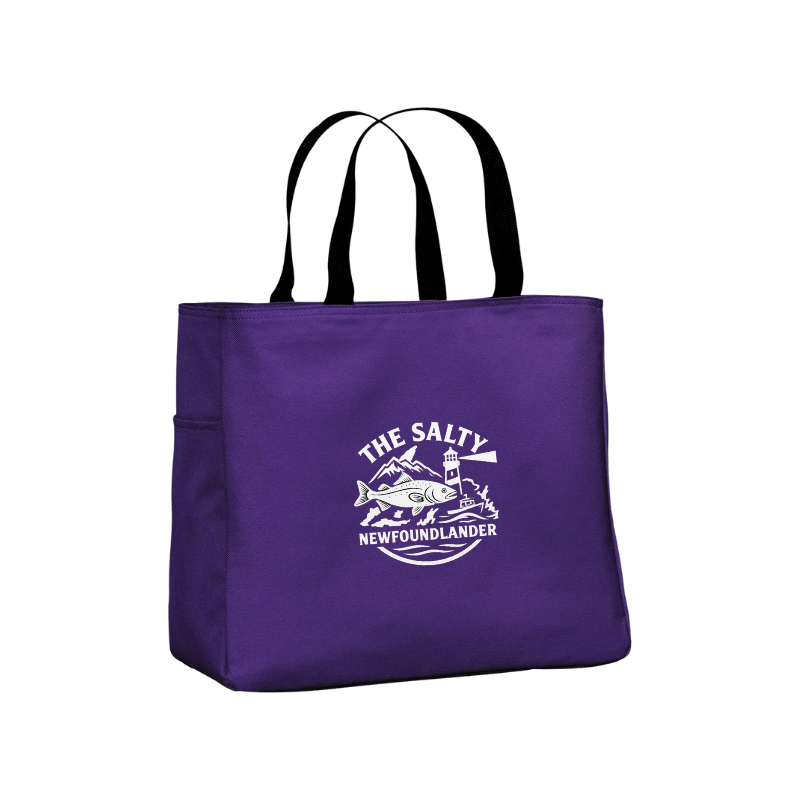 Reusable Tote Bag – Salty Newfoundlander Everyday Tote