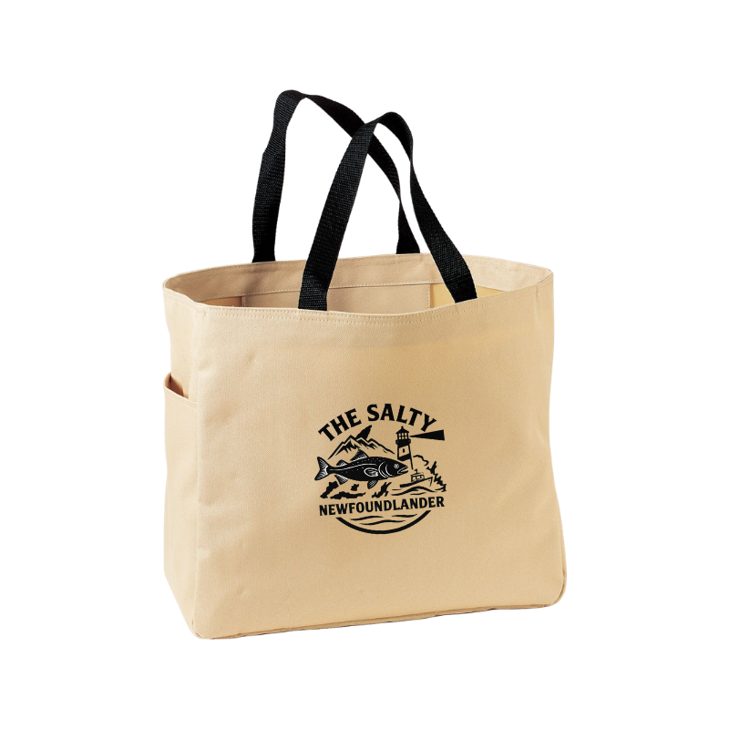 Reusable Tote Bag – Salty Newfoundlander Everyday Tote