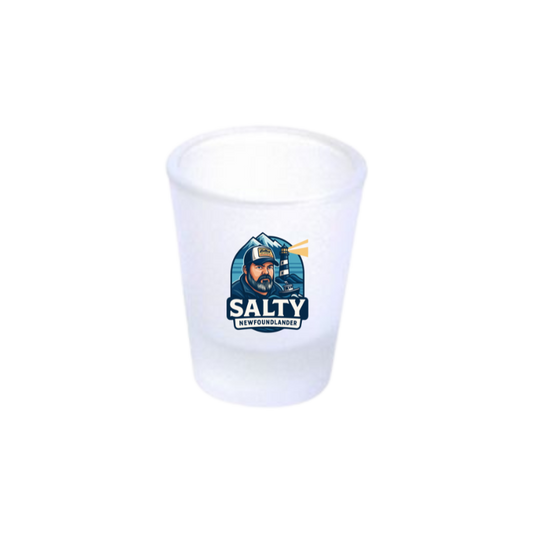 Salty Newfoundlander Frosted Shot Glass
