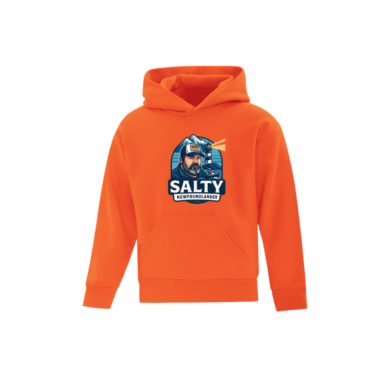 The Salty Newfoundlander Youth Hoodies