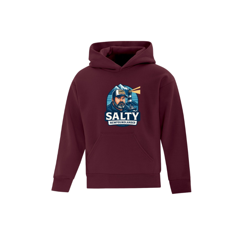 The Salty Newfoundlander Youth Hoodies