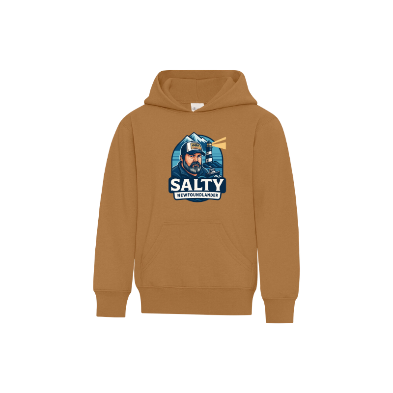 The Salty Newfoundlander Youth Hoodies