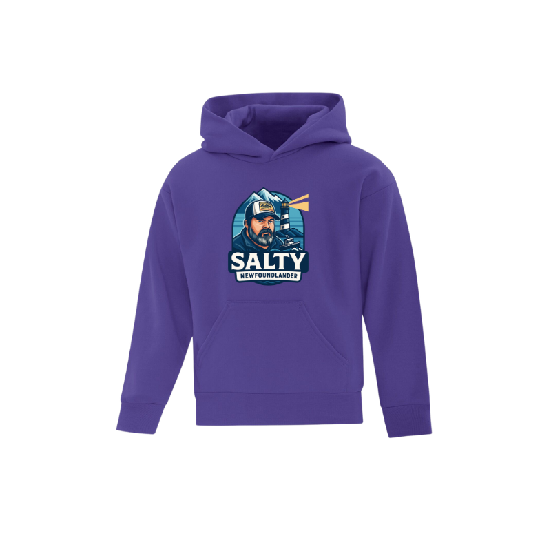 The Salty Newfoundlander Youth Hoodies