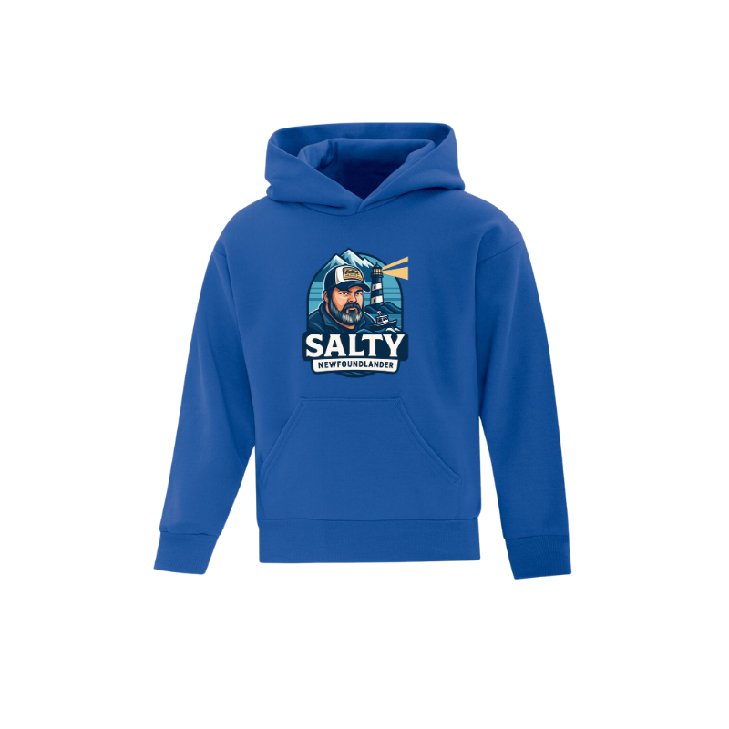 The Salty Newfoundlander Youth Hoodies