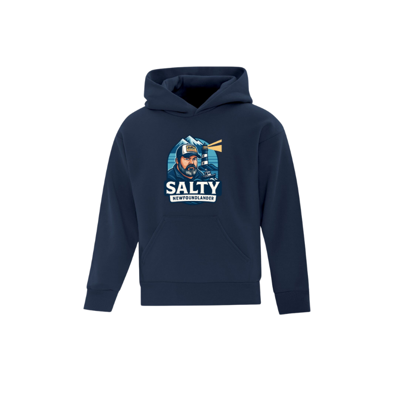 The Salty Newfoundlander Youth Hoodies
