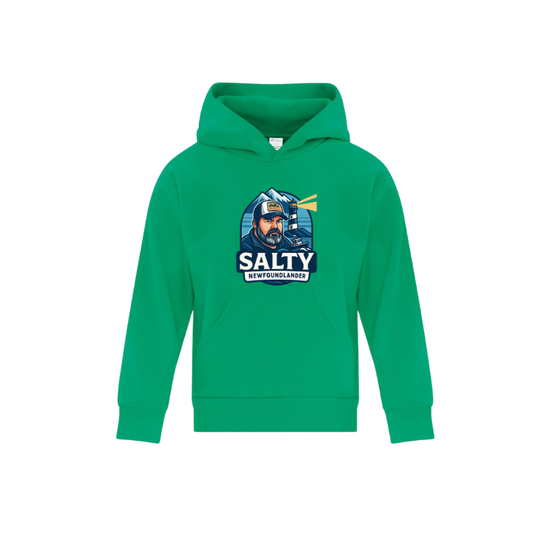 The Salty Newfoundlander Youth Hoodies