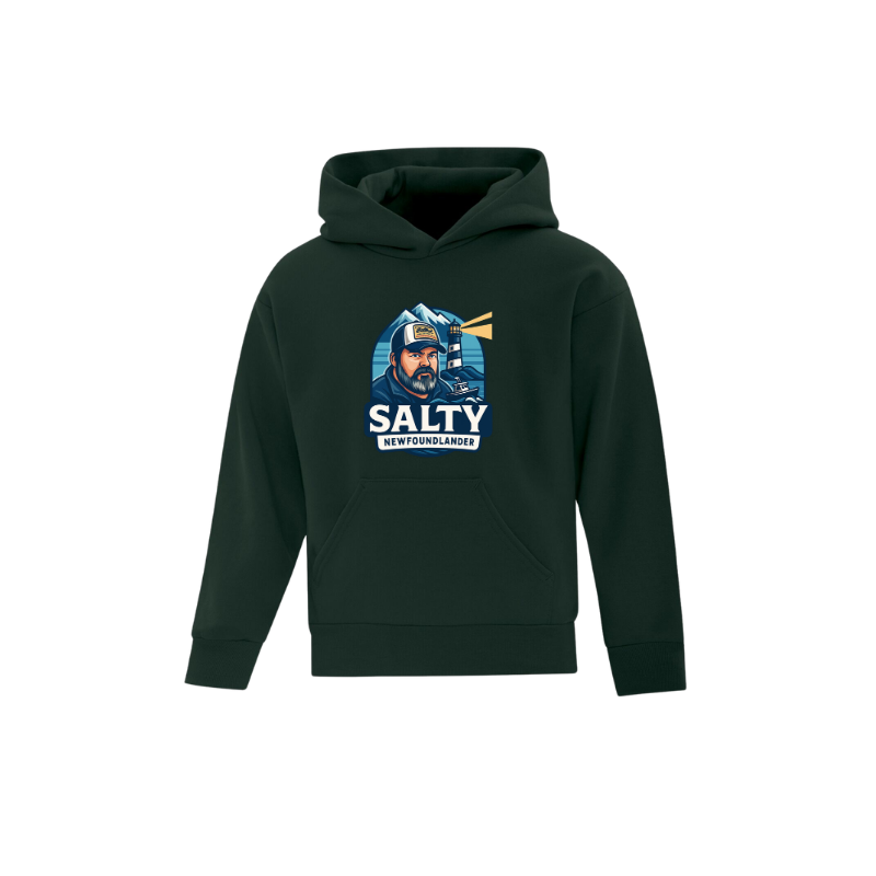 The Salty Newfoundlander Youth Hoodies