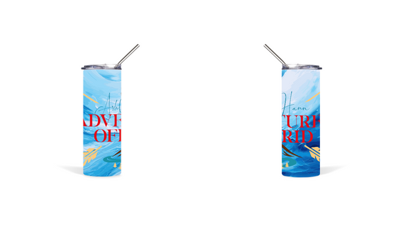 Ashley Hann Adventures Off Grid Skinny Tumbler
