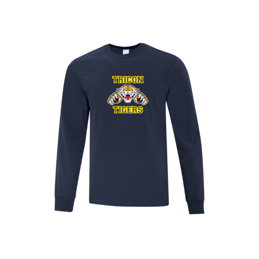 Tricon Elementary Adult Cotton Long Sleeve Tee