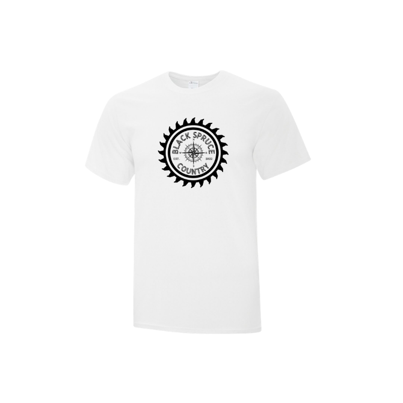 Black Spruce Country Adult Cotton Tee