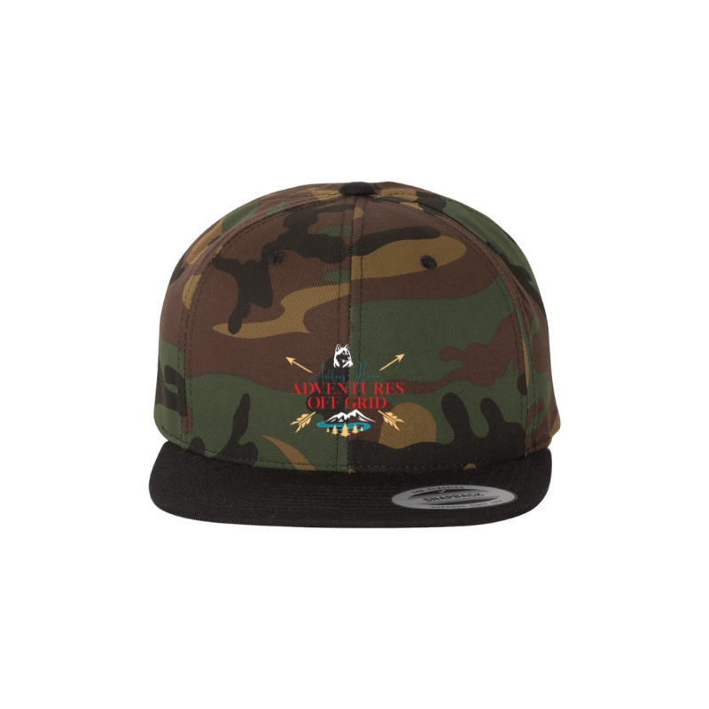 Ashley Hann Adventures Off Grid Premium Flat Bill Snapback Cap