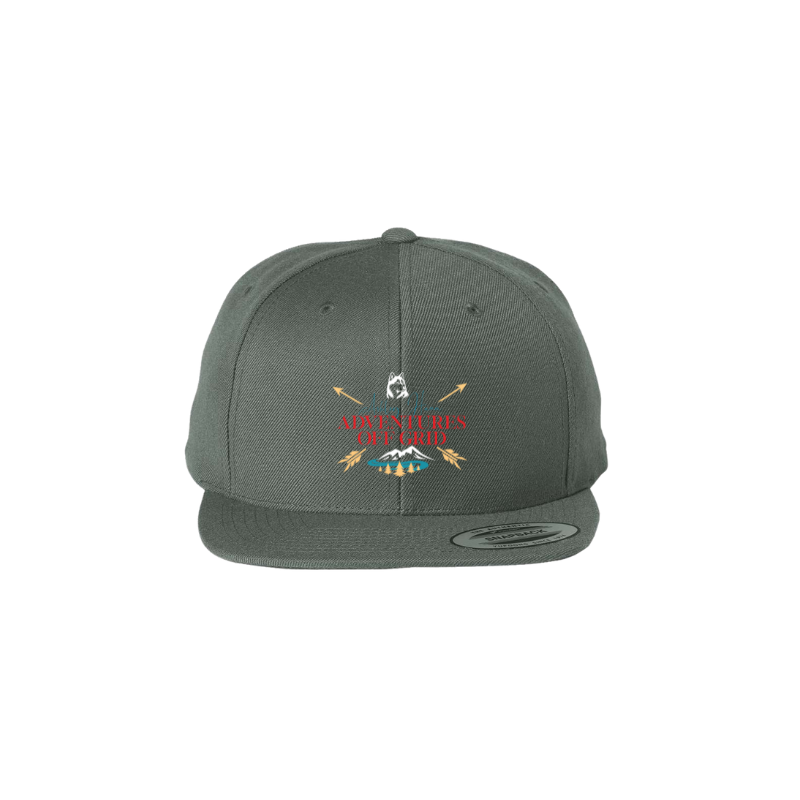 Ashley Hann Adventures Off Grid Premium Flat Bill Snapback Cap