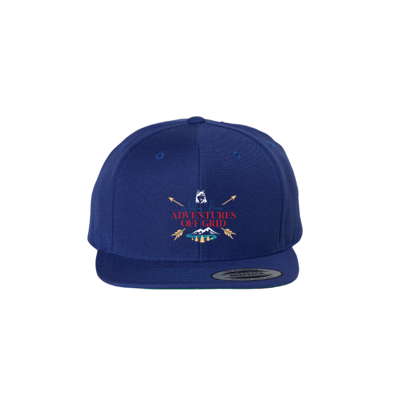 Ashley Hann Adventures Off Grid Premium Flat Bill Snapback Cap