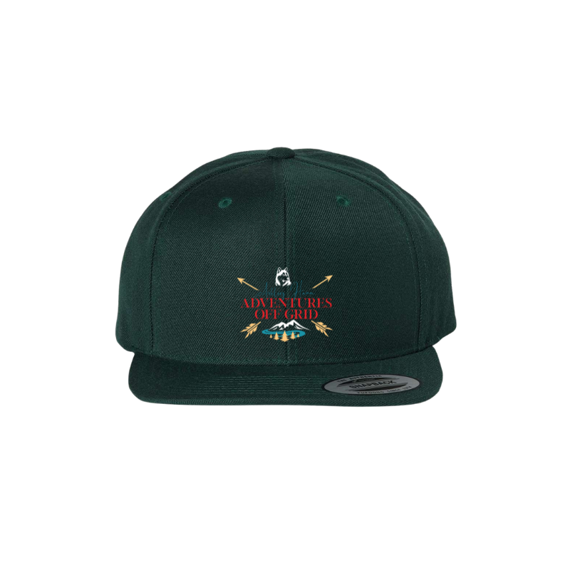 Ashley Hann Adventures Off Grid Premium Flat Bill Snapback Cap