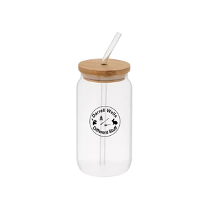 Darrell Wells Outdoors & Different Stuff Beer Can Glass